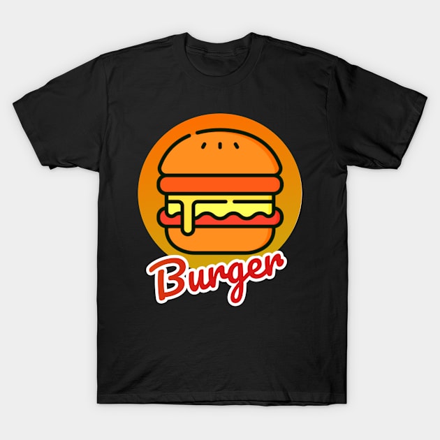 Burger Time T-Shirt by Mima_SY